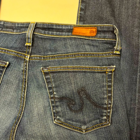 AG Jeans Medium Blue Wash ‘The Stevie’ Size 26R Slim Straight Jeans - Picture 8 of 13